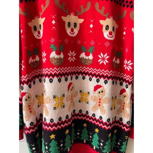 Christmas sweater unisex sz XL, ugly christmas sweater - Picture 3 of 5
